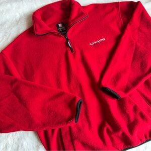vintage chaps fleece sweatshirt